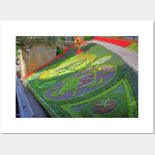 Floral Clock II Posters and Art